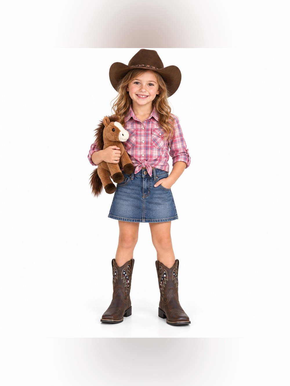 Ariat Quickdraw VentTEK Little Kids 2.5 Brown Leather Western Cowboy Boots